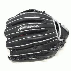 he Akadema Pro 12-inch black AMO102 baseball glove features a 12-inch patte