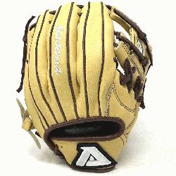 ARN5 baseball glove from Akadema is a 11.5 inch pattern I-web open back and medium pocket. This la