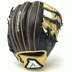 seball glove from Akadema is a 11.5 inch pattern I-web open back and medi