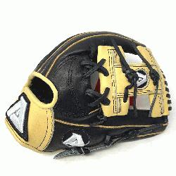 ball glove from Akadema is a 11.5 inch pattern I-web open back and medium pocket. T