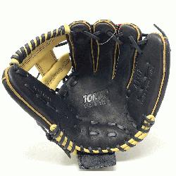 This ATH7 baseball glove from Akadema is a 11.5 inch pattern I-web open back and med