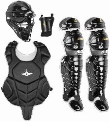 Gear-up with the youth League Series baseball catchers package from 