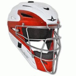 l Star System 7 Two Tone Catchers Helmet MVP2500WTT 7 to 7 34 White-Scarl