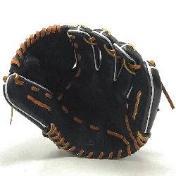 classic pitcher or utility 12 inch baseball glove is made with black 