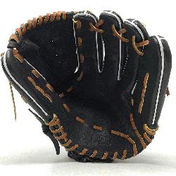 c pitcher or utility 12 inch baseball glove is made with black stiff American Kip le