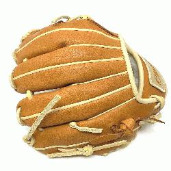 classic 10 inch trainer baseball glove is made with tan stiff American Kip leathe