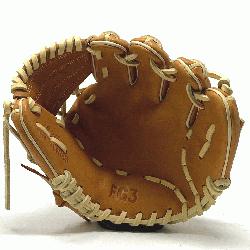 is classic 10 inch trainer baseball glove is made with tan stiff American Kip leather. Sm