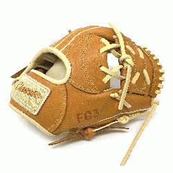 is classic 10 inch trainer baseball glove is made with tan stiff American K