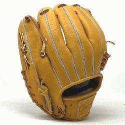 inch baseball glove is made with tan stiff American Kip lea