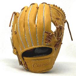 ic 11.25 inch baseball glove is made with tan stiff American Kip leather. Unique a