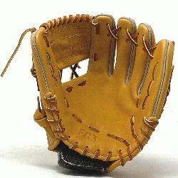  classic 11.25 inch baseball glove is made with tan stiff American Kip leather. Uniq