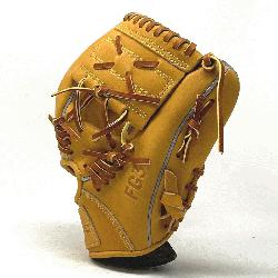 5 inch baseball glove is made with tan stiff American Kip leather. Unique anchor la