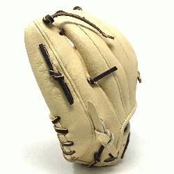 classic 11.5 inch baseball glove is made with blonde stiff American Kip leather. Unique an