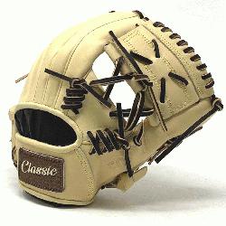 This classic 11.5 inch baseball glove is made with blonde stiff A