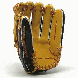 classic 12.75 inch baseball glove is made with tan stiff American Kip leather. Uniq