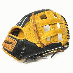 ssic 12.75 inch baseball glove is made with tan stiff American Kip lea