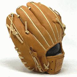 5 inch baseball glove is made with tan stiff A
