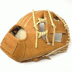 lassic 11.5 inch baseball glove is made with tan stiff 