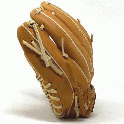  inch baseball glove is made with tan stiff American Kip leather. Spiral I Web open 