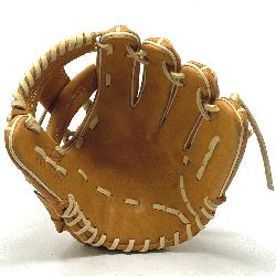 .5 inch baseball glove is made with tan stiff Am