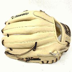 assic 11.75 inch baseball glove is made with blonde