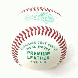 ond Pony League Cushioned Cork Center Baseballs 1 Doz Tournament G