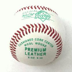 mond Pony League Cushioned Cork Center Basebal