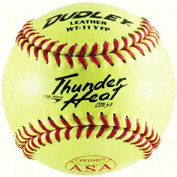 hunder Heat Series. ASA Fast Pitch. Top grade Yellow leather