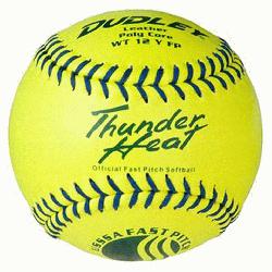 Inch Fastpitch USSSA Softballs 1 dozen  Leather cover is highly durable and prov