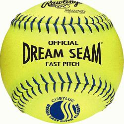  Fastpitch USSSA Softballs 1 dozen  Leather cover is highly durable a
