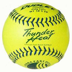 ch Fastpitch USSSA Softballs 1 dozen  Leather cover i