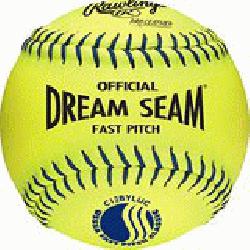 T 12 Inch Fastpitch USSSA Softballs 1 dozen  Leather cover is highly durable and provides great 
