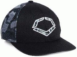 d crown structured fit Embroidered EvoShield logo on front 