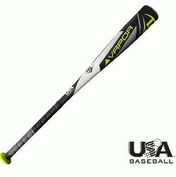 w Vapor -9 2 5/8 USA Baseball bat from Louisville Slugger provides the