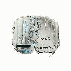 ove Dual post web Memory foam wrist lining White and Aqua 