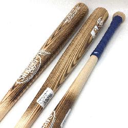 eball bats by Louisville Slugger. MLB Authentic Cut Ash Wood. 34 inch. Lizard Skin Grip. Powerized 