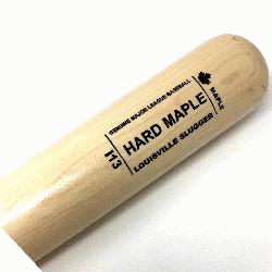 isville Slugger hard maple I13 turning model wood bat. 33 inches. Cupped.