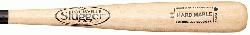 lle Slugger Hard Maple Wood Baseball Bat Turning 
