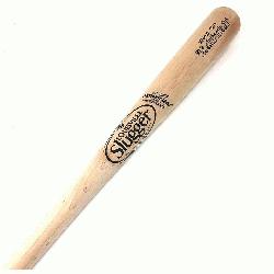 lanced Swing Weight Maple Wood Bat High Gloss Natural Finish Bone Rubbed Cupped End - 