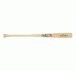  C271 - Balanced Swing Weight Maple Wood Bat High Gloss Natural Finish Bone Rubbed Cup