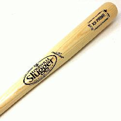 c Louisville Slugger wood baseball bat sold to the Major League Baseball minor leag