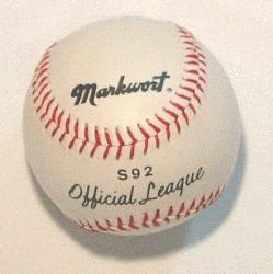  S92 Official League Baseball 1 each  Markwort Official Baseball with Syn-T