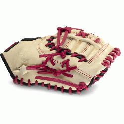 S1 12.75 DOUBLE BAR SINGLE POST First Base Mitt The M Type fit system is a game-changin