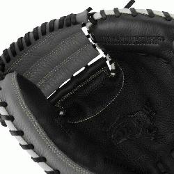 w Series 33.5 Inch Catchers Mitt features a full-grain cowhide leather shell for durabi