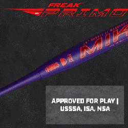 imo Maxload USSSA Slowpitch Softall Bat  The Miken Freak Primo Maxload slow pitch softball