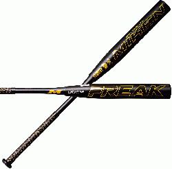 The Miken Freak Gold USSSA Slowpitch Softball Bat is a 