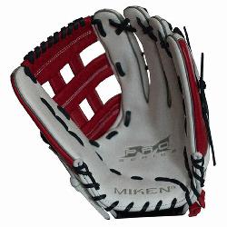 an>Miken Pro Series 13 slow pitch softball glove features sof