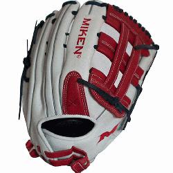 iken Pro Series 13.5 slow pitch softball glove features soft full-grain leather