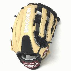 Glove made of American Bison and Supersoft Steerhide leather combined