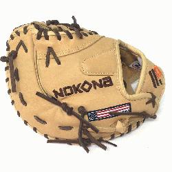 okona youth first base mitts are assembled like a work of art with eli